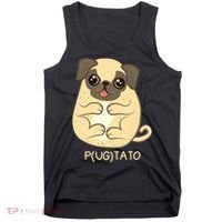 Pugtato Pug Potato Dog Lover TShirt Gift Tank Top thumb 0