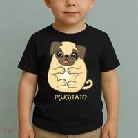 Pugtato Pug Potato Dog Lover TShirt Gift Toddler T-Shirt thumb 2