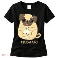 Pugtato Pug Potato Dog Lover TShirt Gift Women's T-Shirt thumb 0