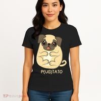 Pugtato Pug Potato Dog Lover TShirt Gift Women's T-Shirt thumb 4