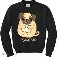 Pugtato Pug Potato Dog Lover TShirt Gift Kids Sweatshirt thumb 0