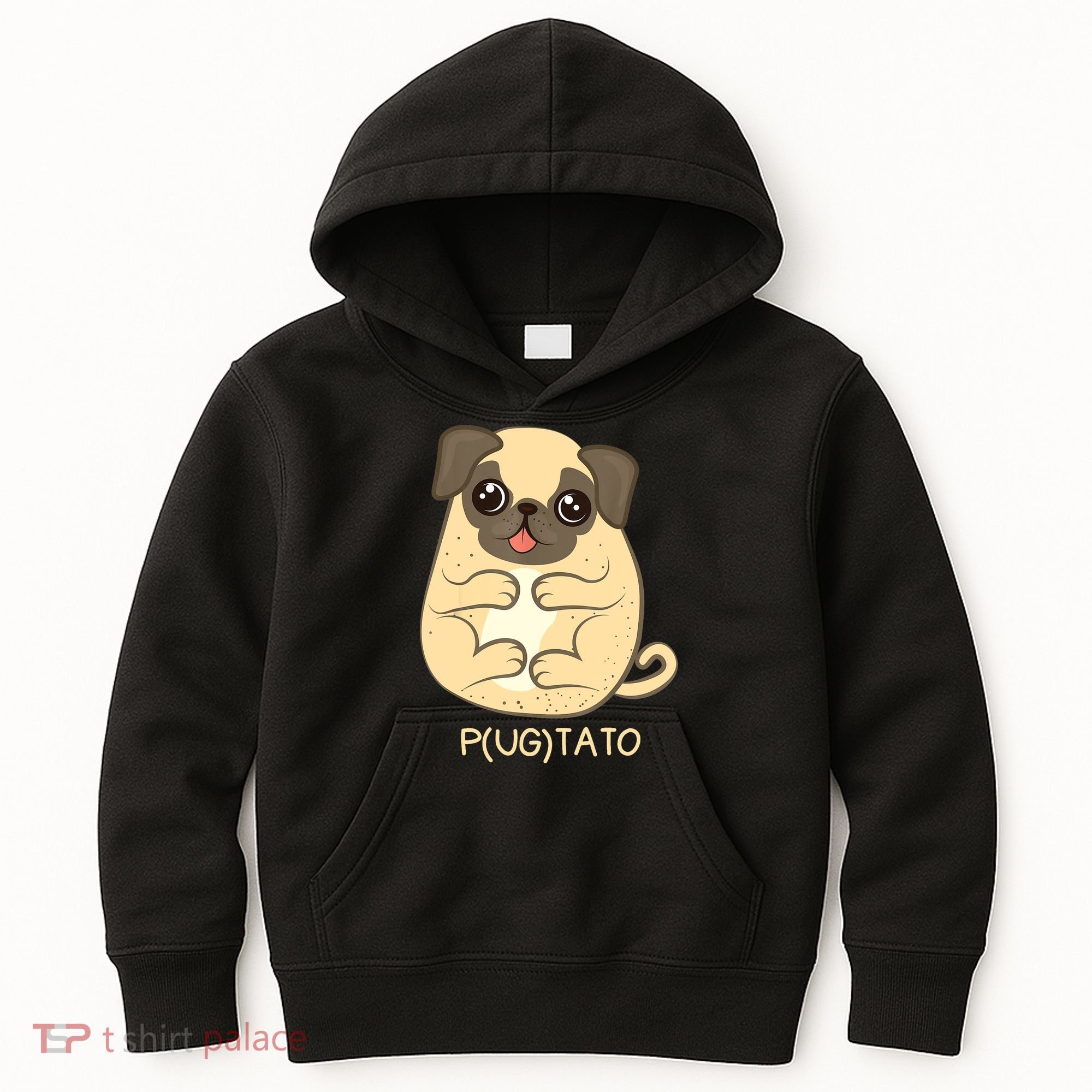 Pugtato Pug Potato Dog Lover TShirt Gift Kids Hoodie