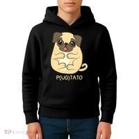 Pugtato Pug Potato Dog Lover TShirt Gift Kids Hoodie thumb 4