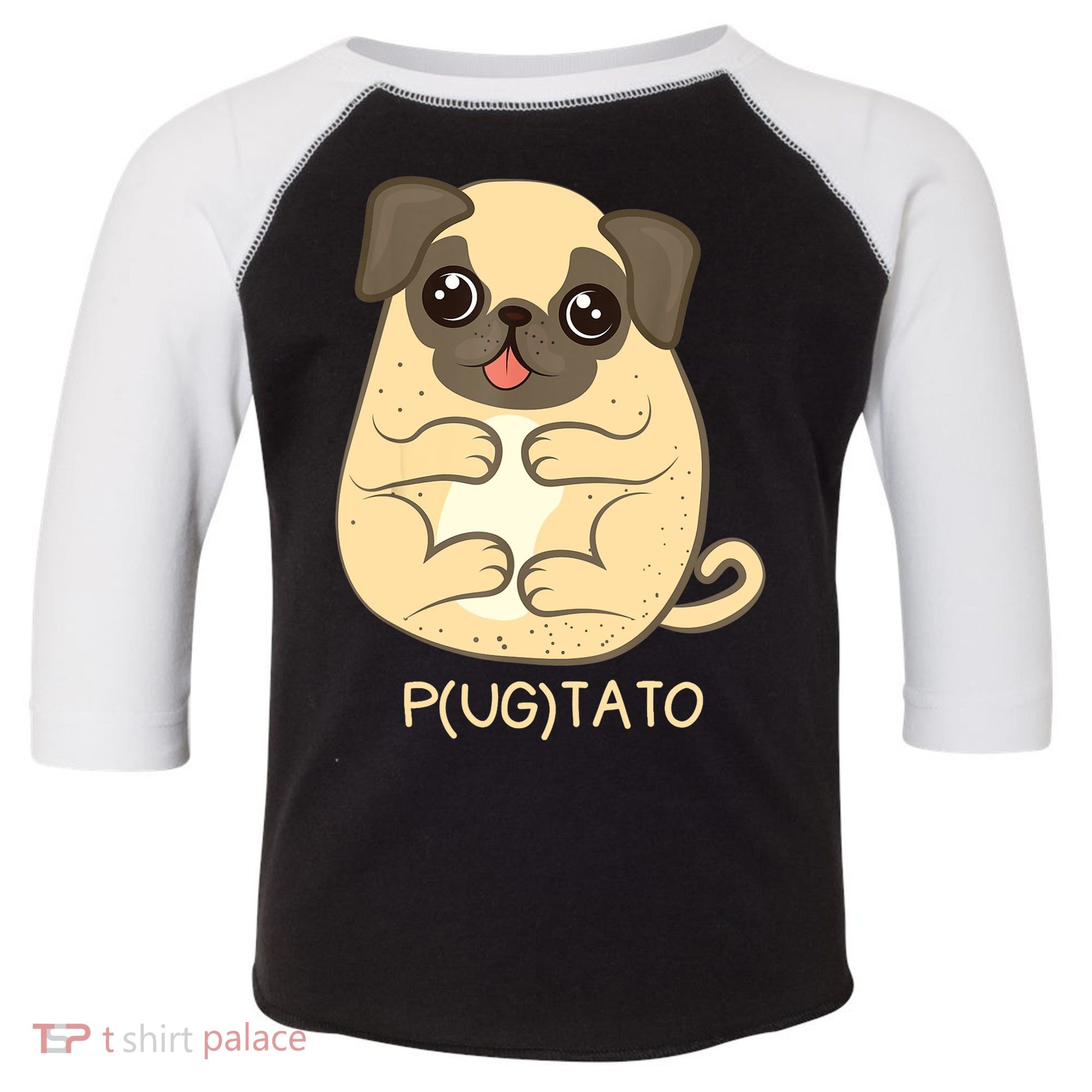 Pugtato Pug Potato Dog Lover TShirt Gift Toddler Fine Jersey T-Shirt