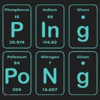 Ping Pong Periodic Table Funny Women's Sweatshirt thumb 2