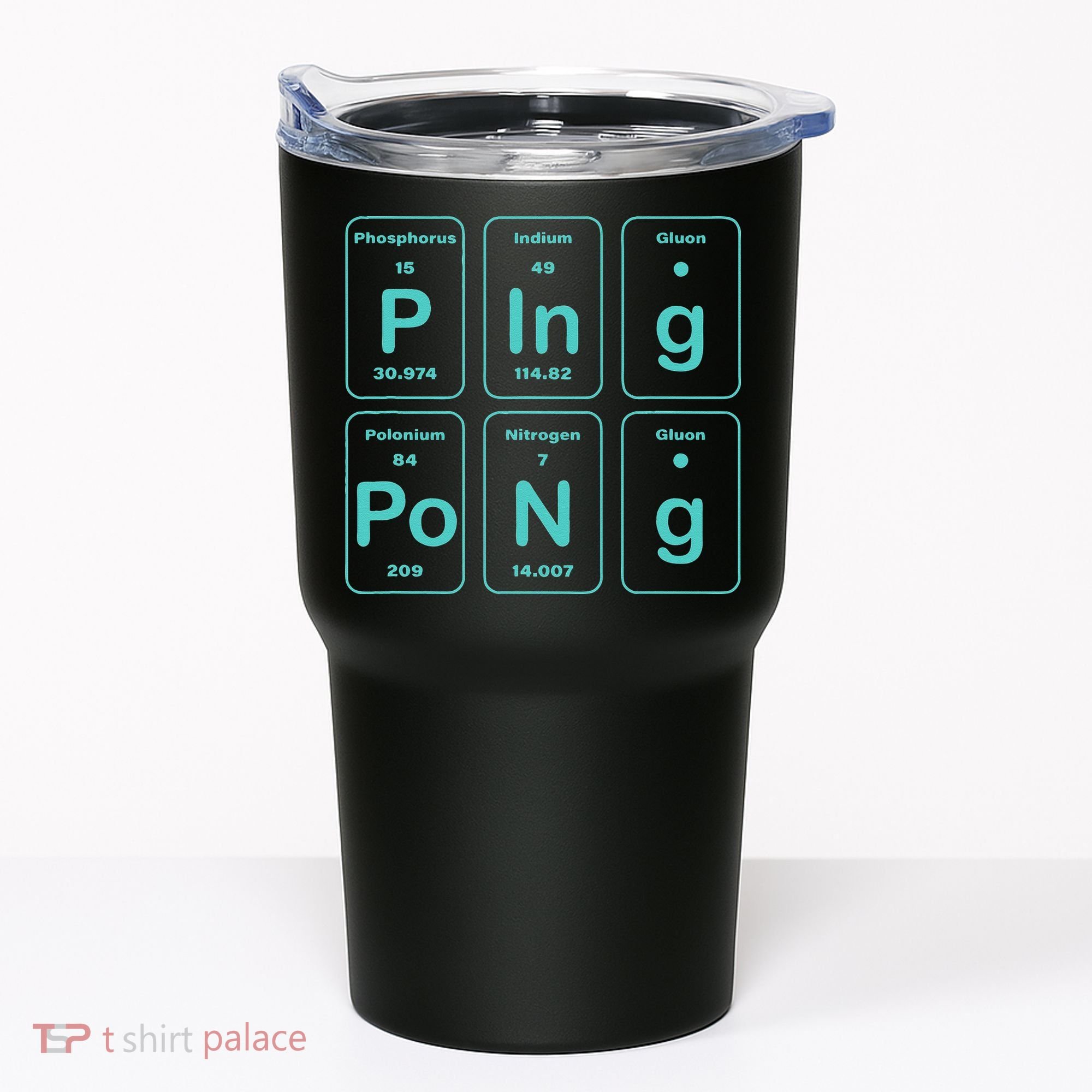 Ping Pong Periodic Table Funny Tumbler