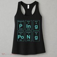 Ping Pong Periodic Table Funny Women's Tank Top thumb 3