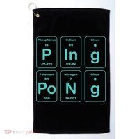 Ping Pong Periodic Table Funny Golf Towel thumb 0