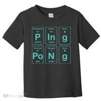 Ping Pong Periodic Table Funny Toddler T-Shirt thumb 0