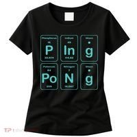 Ping Pong Periodic Table Funny Women's T-Shirt thumb 0