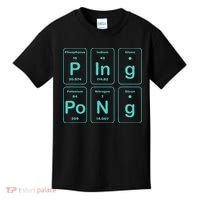 Ping Pong Periodic Table Funny Kids T-Shirt thumb 0