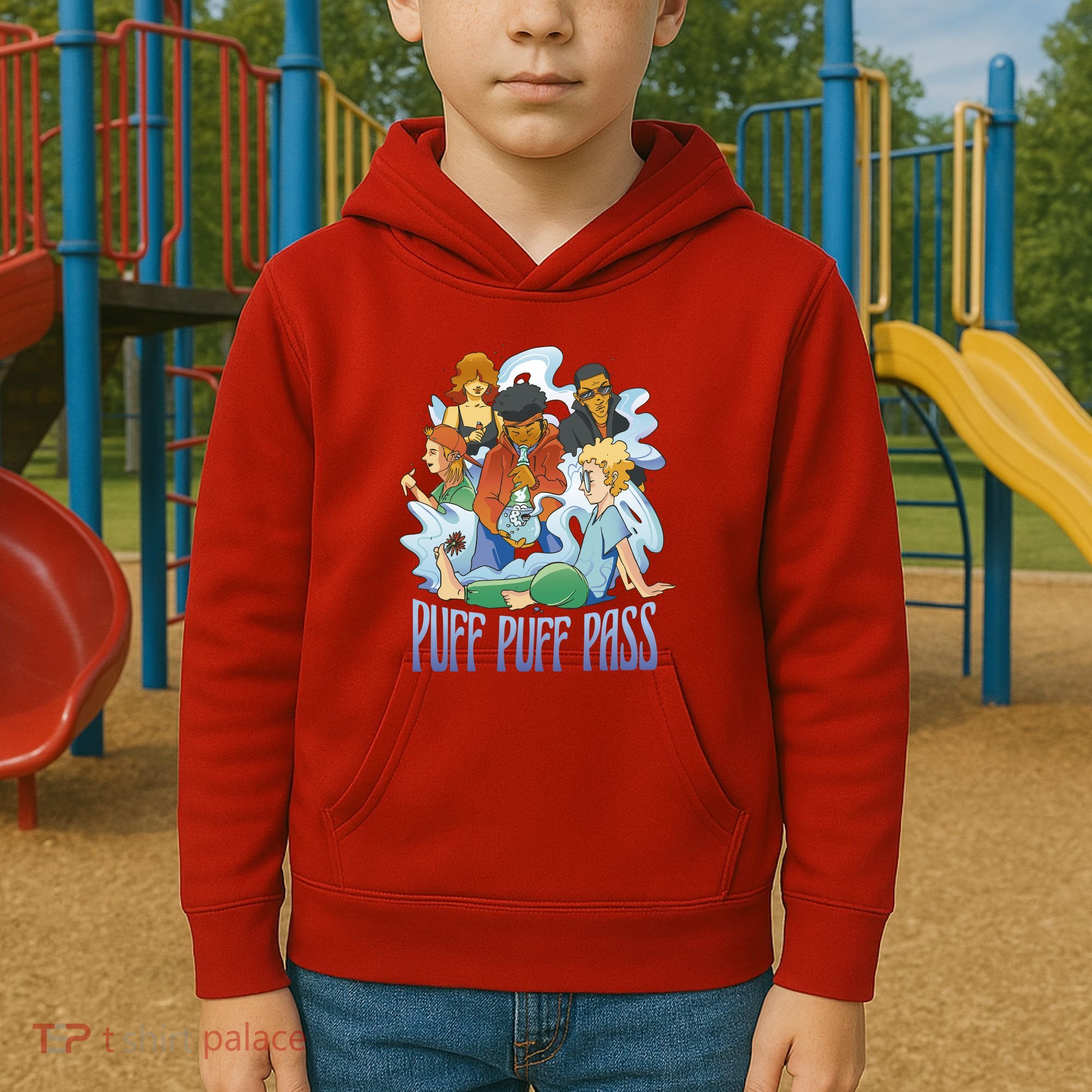 Puff Puff Pass Kids Hoodie