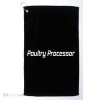 Poultry Processor Golf Towel thumb 0