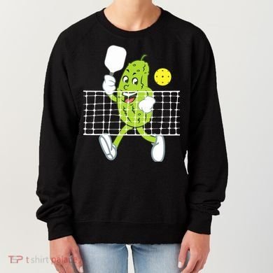Pickle Playing Pickleball Funny Pickleball Paddleball Women's Sweatshirt