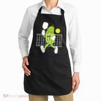 Pickle Playing Pickleball Funny Pickleball Paddleball Apron thumb 2