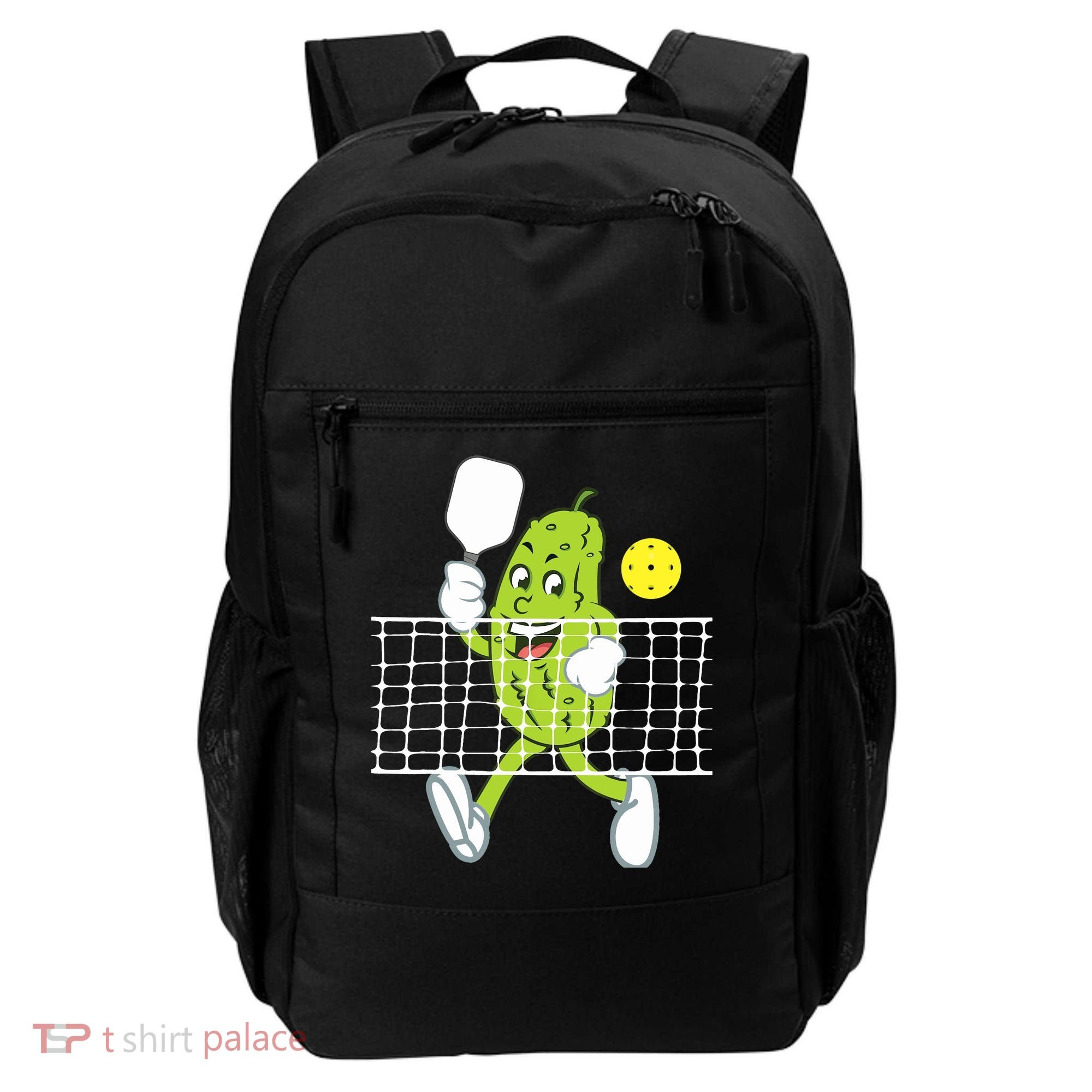 Pickle Playing Pickleball Funny Pickleball Paddleball Backpack