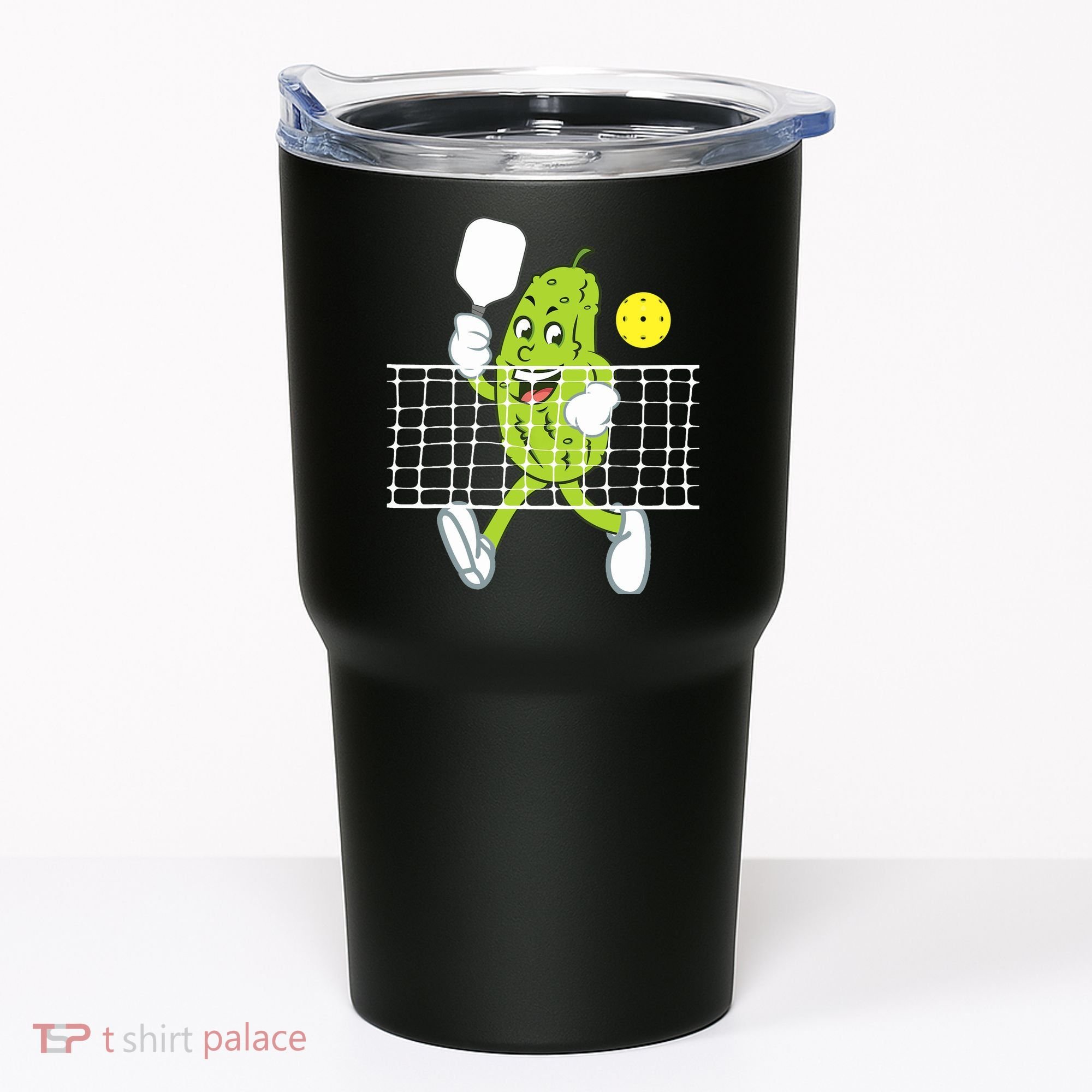 Pickle Playing Pickleball Funny Pickleball Paddleball Tumbler