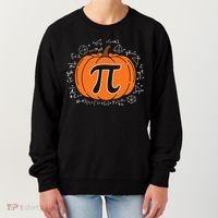 Pumpkin Pi Pie Math Teacher Funny Halloween Thanksgiving Women's Sweatshirt thumb 0
