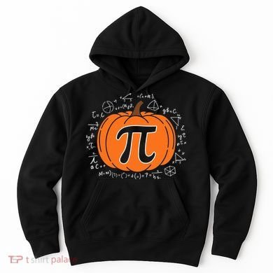 Pumpkin Pi Pie Math Teacher Funny Halloween Thanksgiving Hoodie