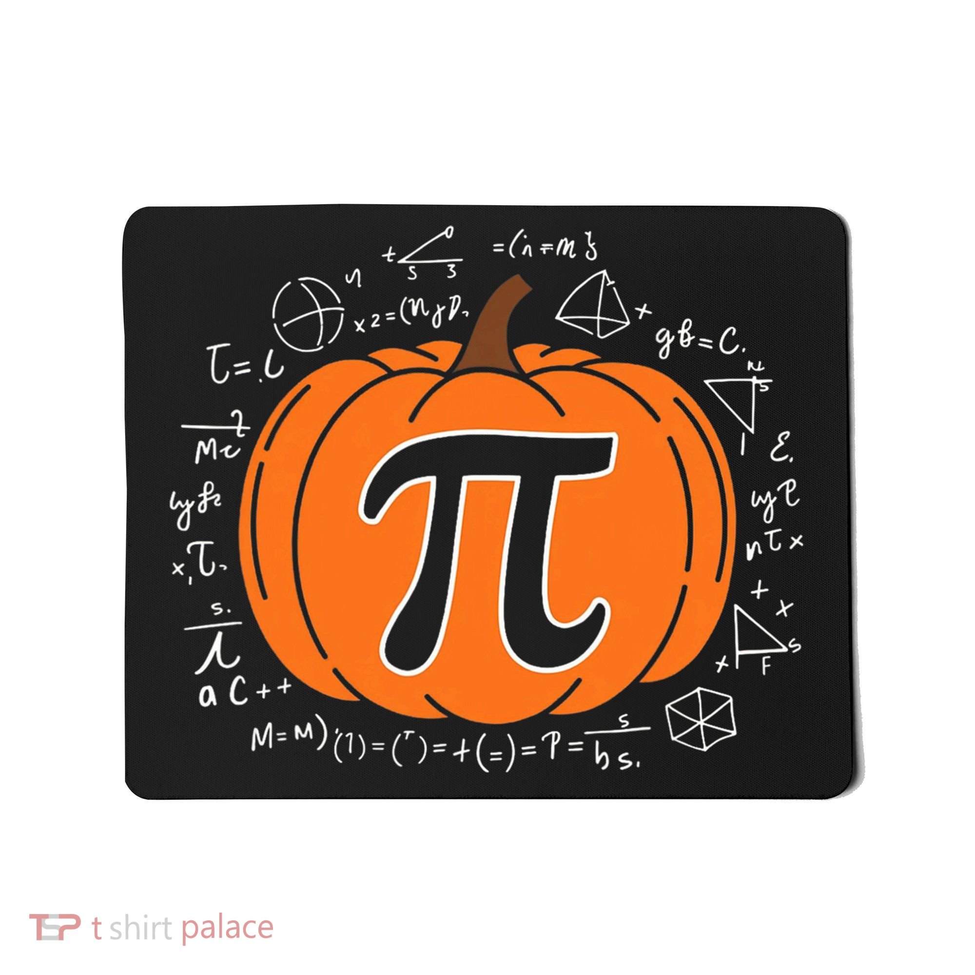 Pumpkin Pi Pie Math Teacher Funny Halloween Thanksgiving Mousepad