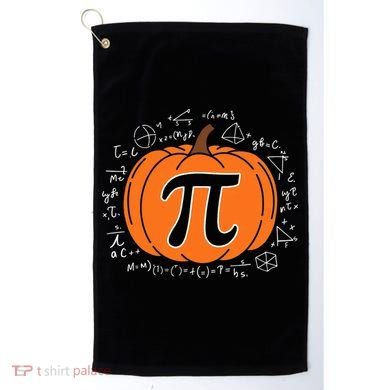 Pumpkin Pi Pie Math Teacher Funny Halloween Thanksgiving Golf Towel