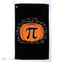 Pumpkin Pi Pie Math Teacher Funny Halloween Thanksgiving Golf Towel thumb 0