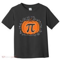 Pumpkin Pi Pie Math Teacher Funny Halloween Thanksgiving Toddler T-Shirt thumb 0