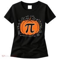 Pumpkin Pi Pie Math Teacher Funny Halloween Thanksgiving Women's T-Shirt thumb 0