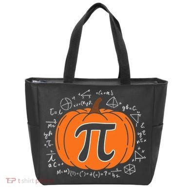 Pumpkin Pi Pie Math Teacher Funny Halloween Thanksgiving Tote Bag