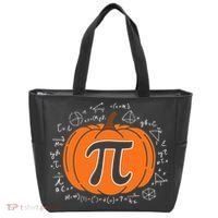 Pumpkin Pi Pie Math Teacher Funny Halloween Thanksgiving Tote Bag thumb 0