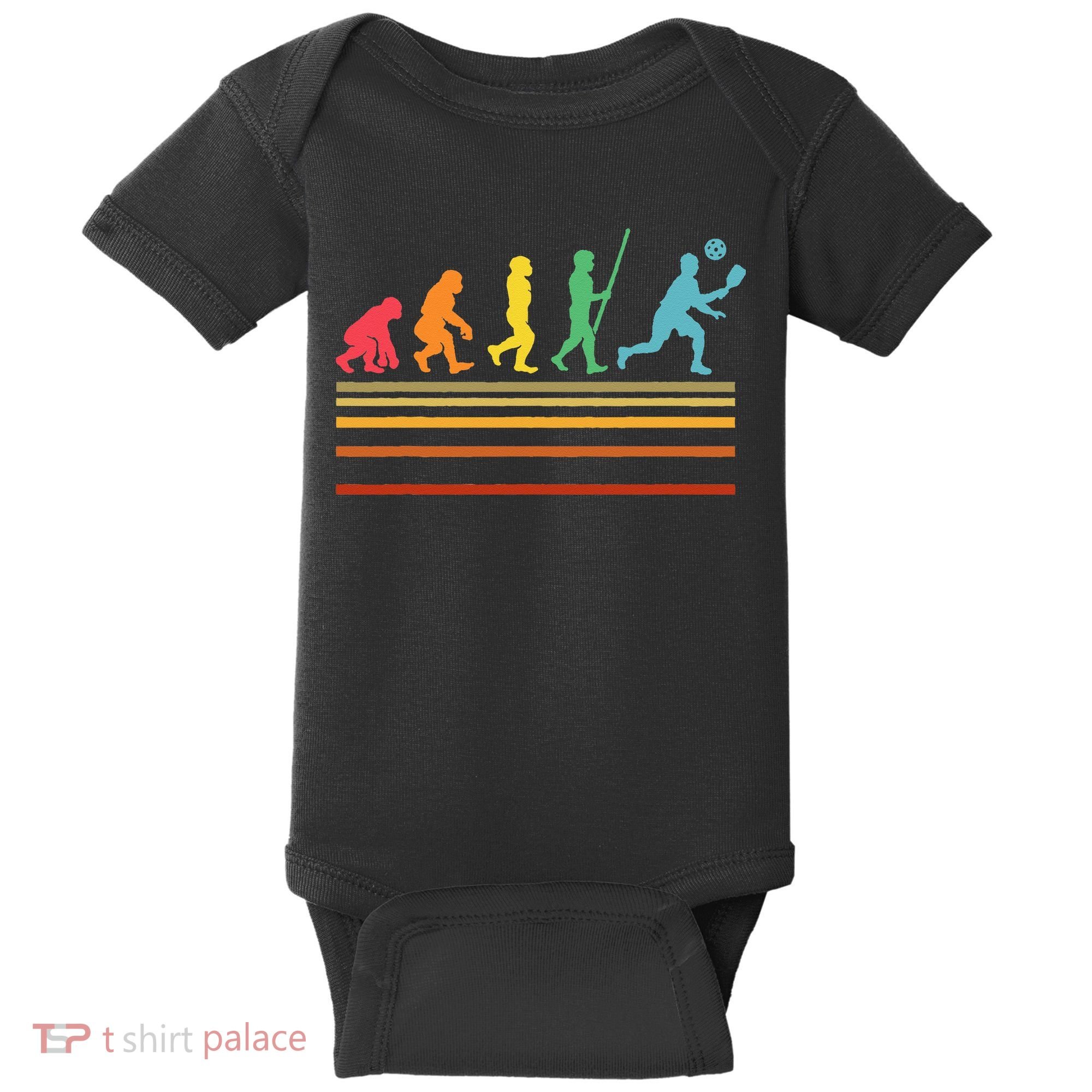 Pickleball Player Pickle Ball Baby Bodysuit