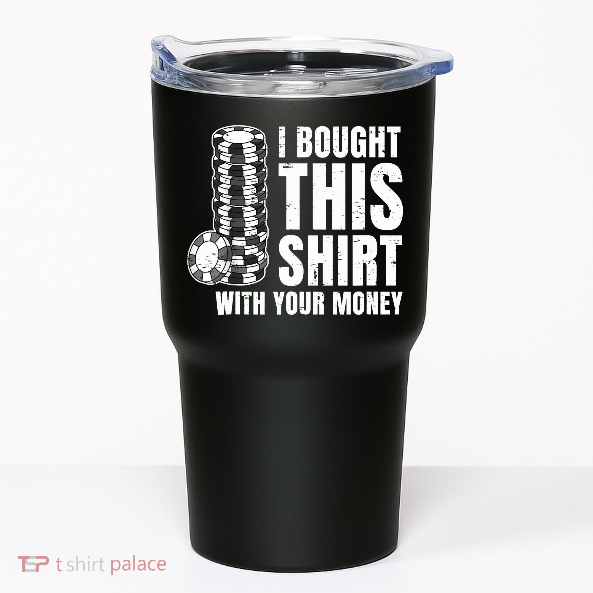Poker Player Poker Cards Game Money Tumbler