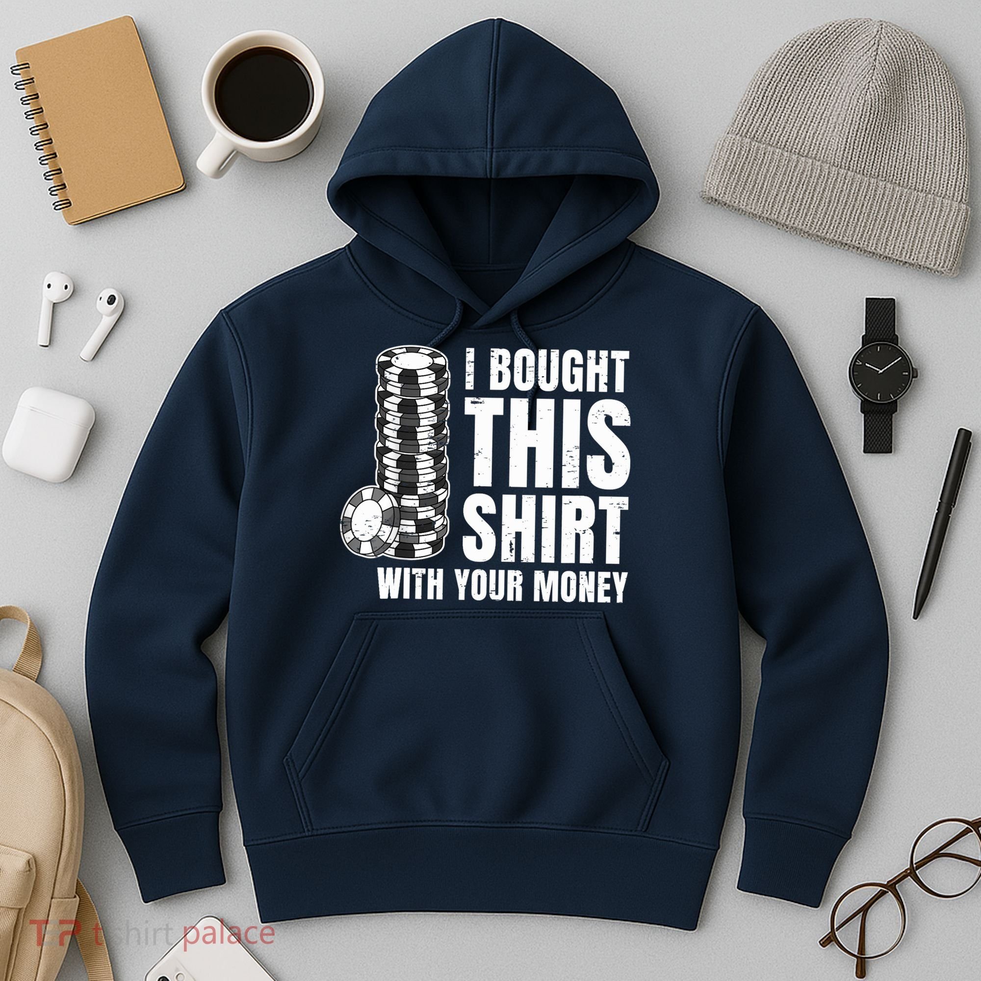 Poker Player Poker Cards Game Money Hoodie