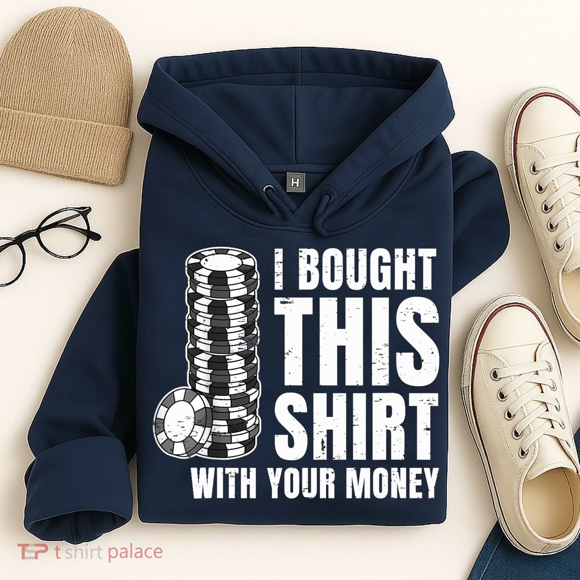 Poker Player Poker Cards Game Money Hoodie