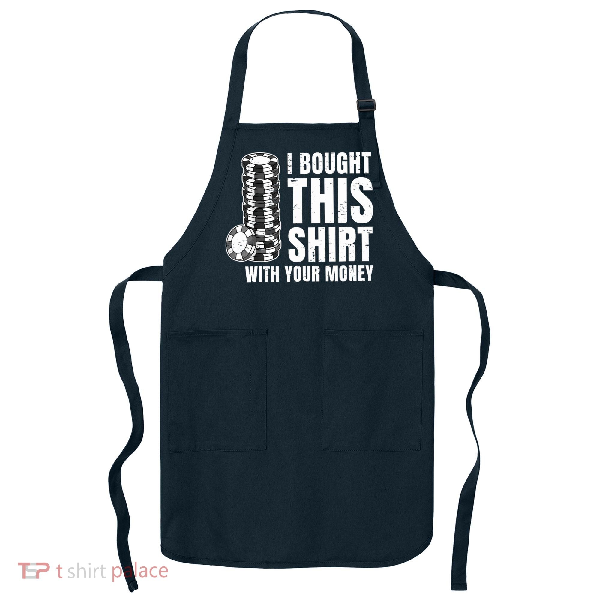 Poker Player Poker Cards Game Money Apron