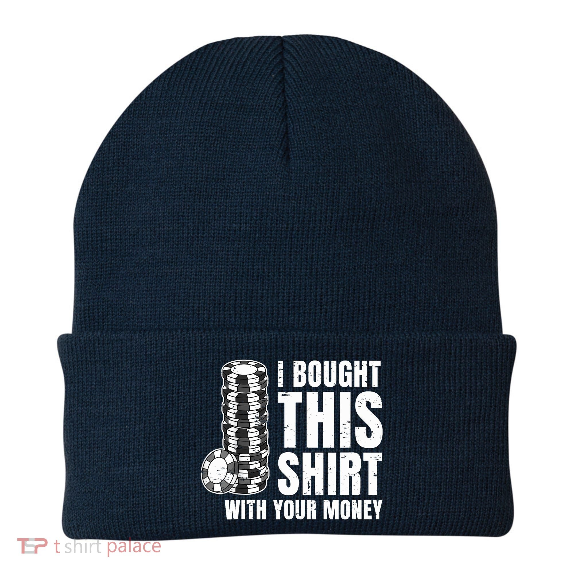 Poker Player Poker Cards Game Money Beanie