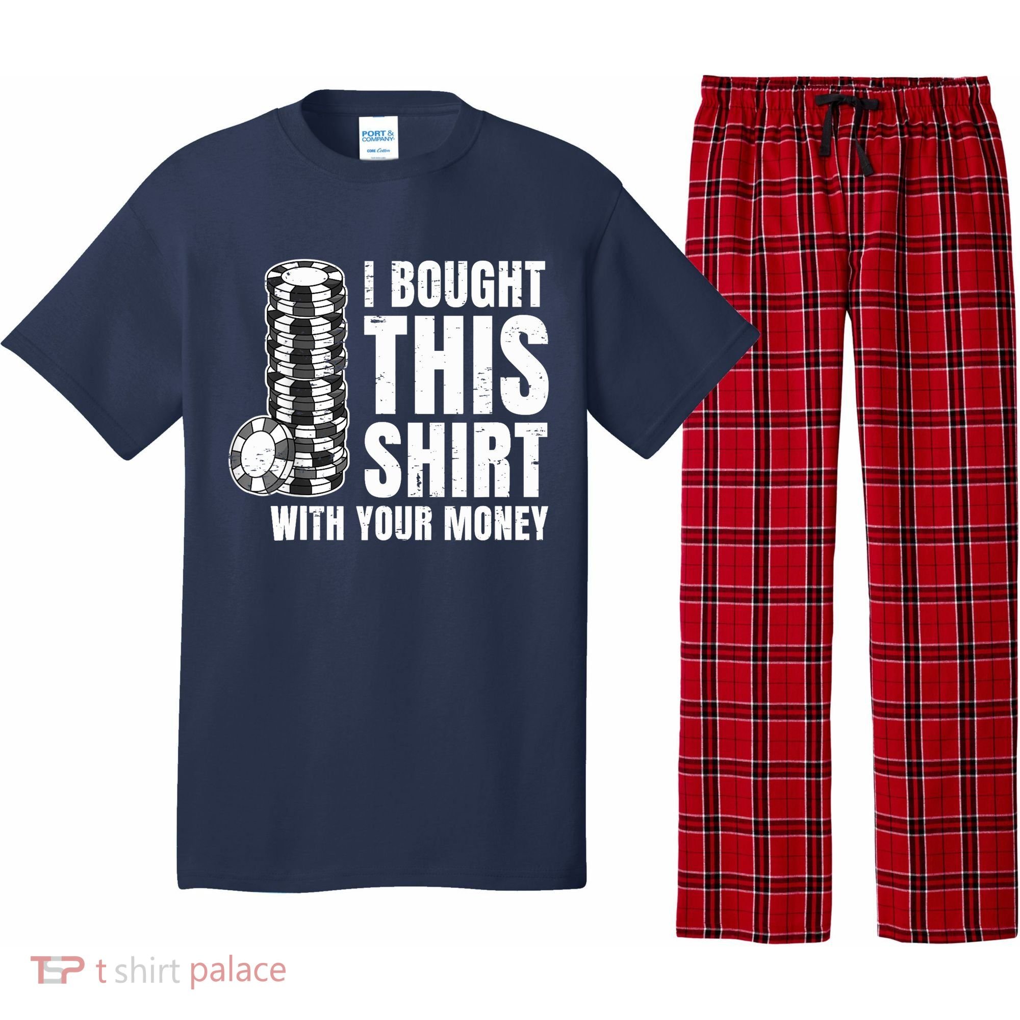 Poker Player Poker Cards Game Money Pajama Set