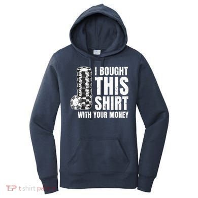 Poker Player Poker Cards Game Money Women's Hoodie
