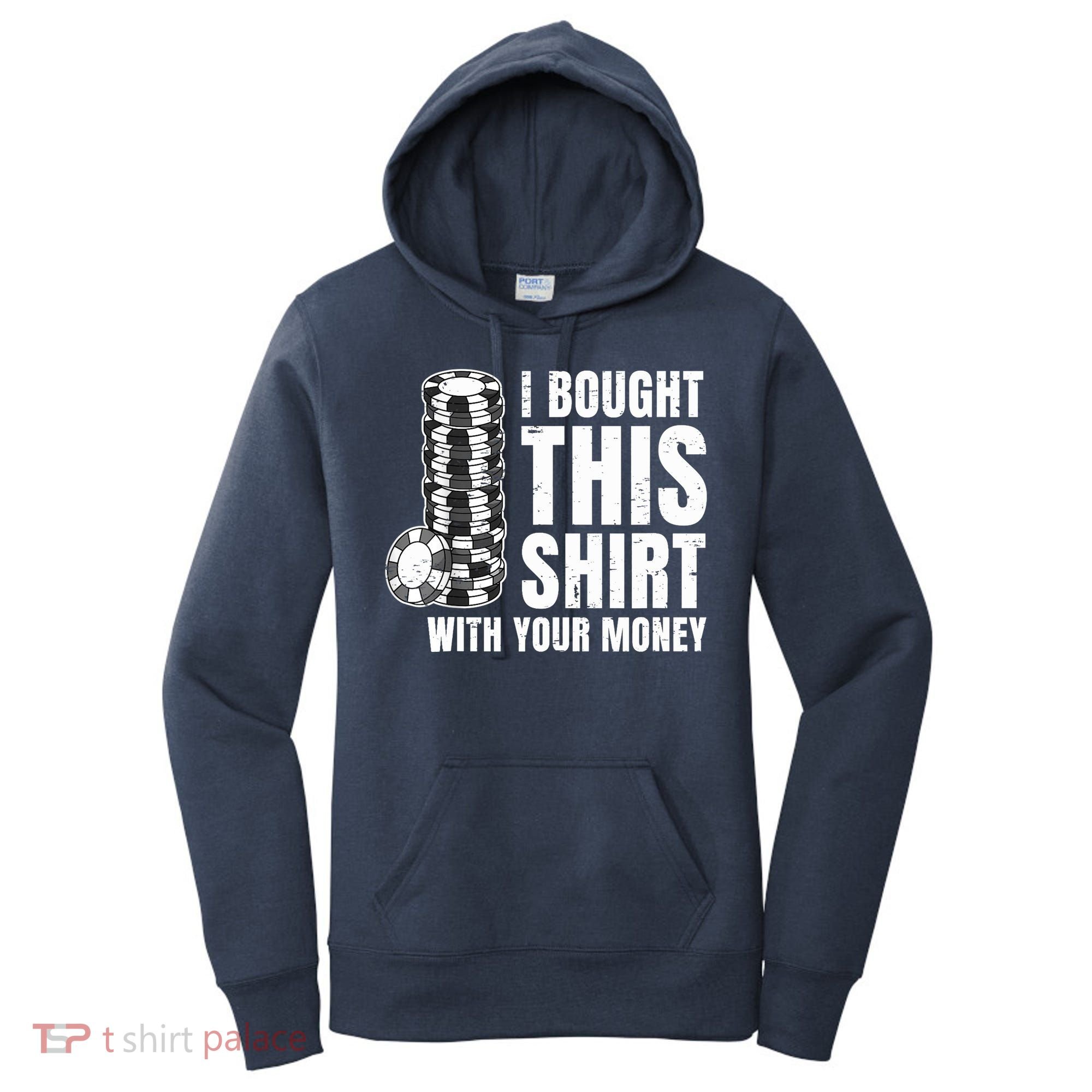 Poker Player Poker Cards Game Money Women's Hoodie
