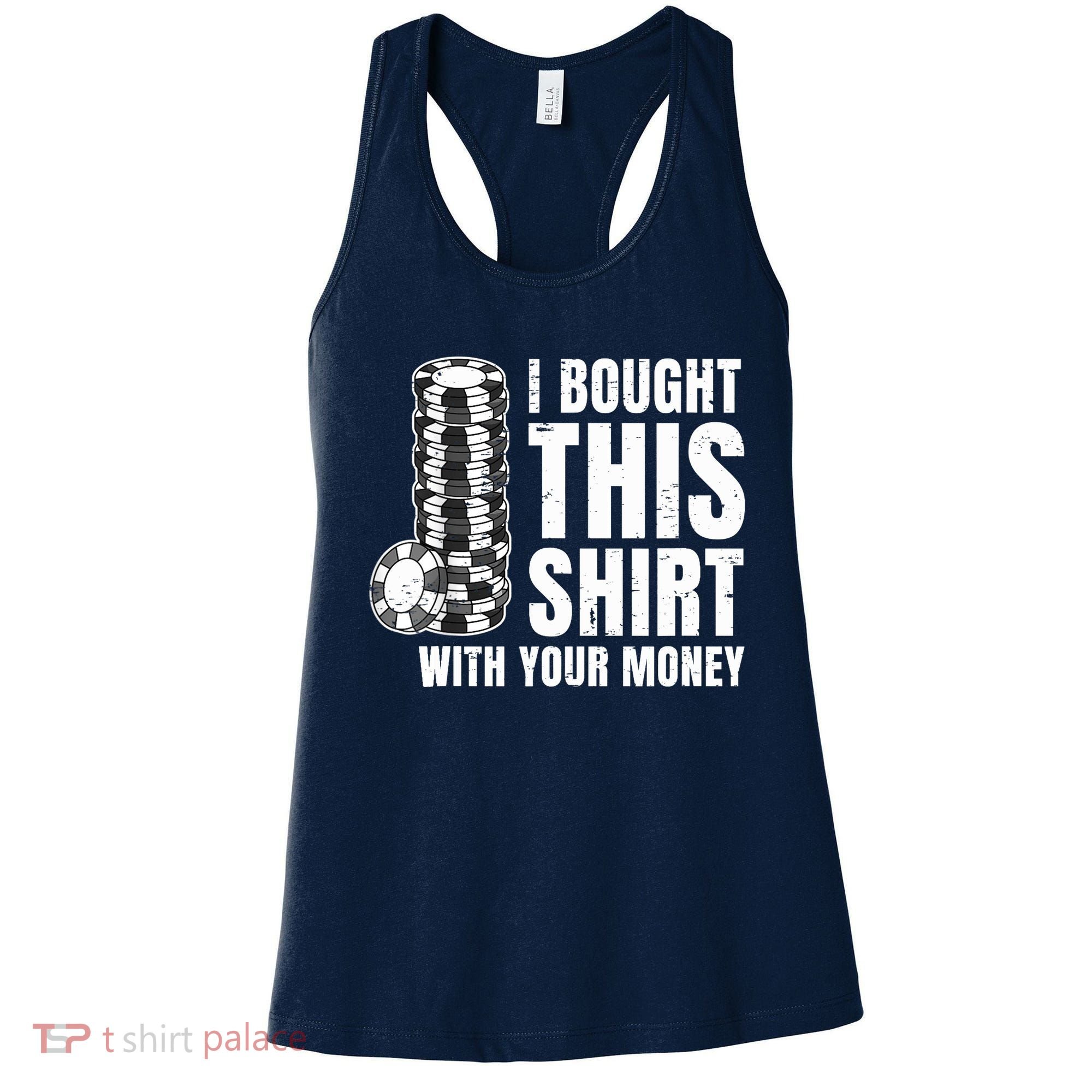 Poker Player Poker Cards Game Money Women's Tank Top