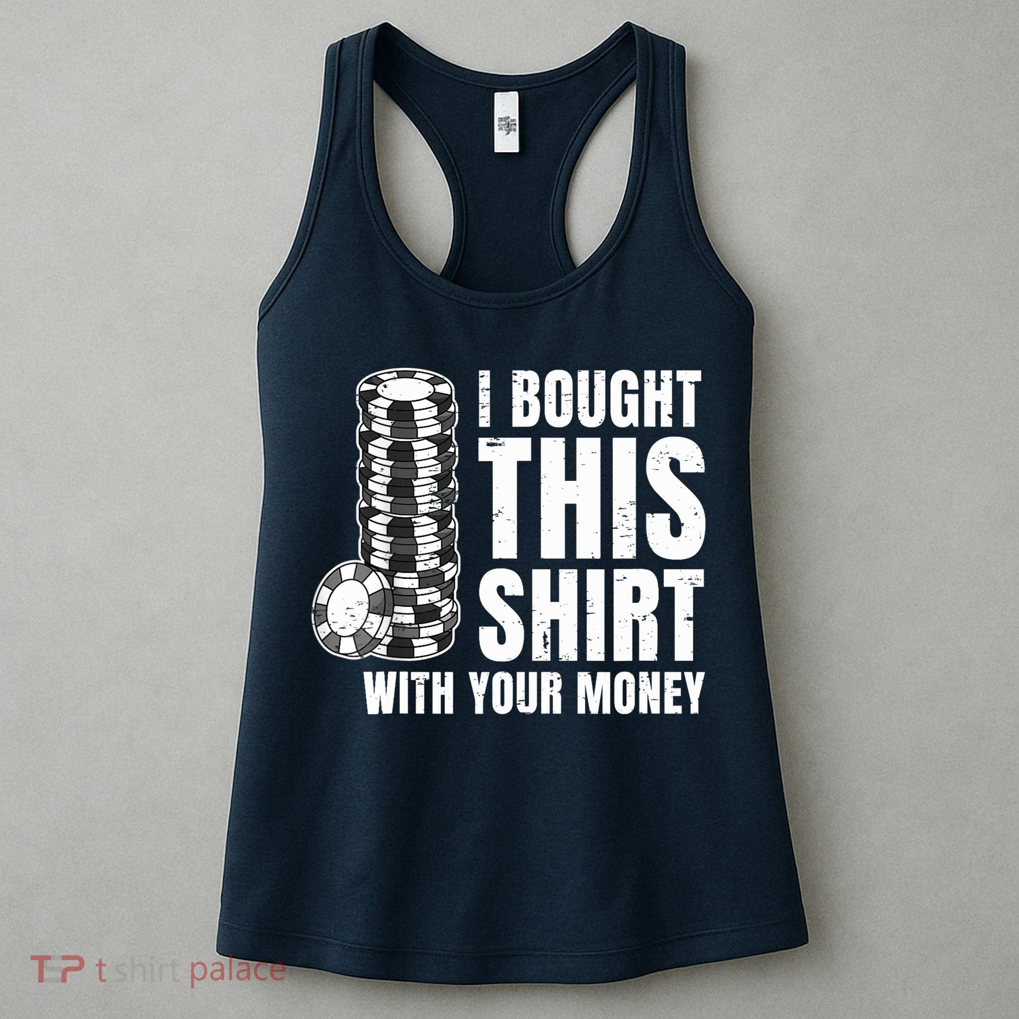 Poker Player Poker Cards Game Money Women's Tank Top