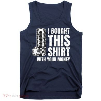 Poker Player Poker Cards Game Money Tank Top