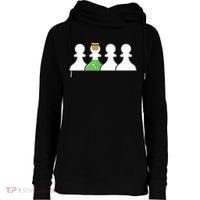 P.O.I.S.O.N Pawn Womens Funnel Neck Pullover Hood thumb 0