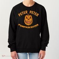 Peter Peter Pumpkin Eater Creepy Halloween Costume Great Gift Women's Sweatshirt thumb 0