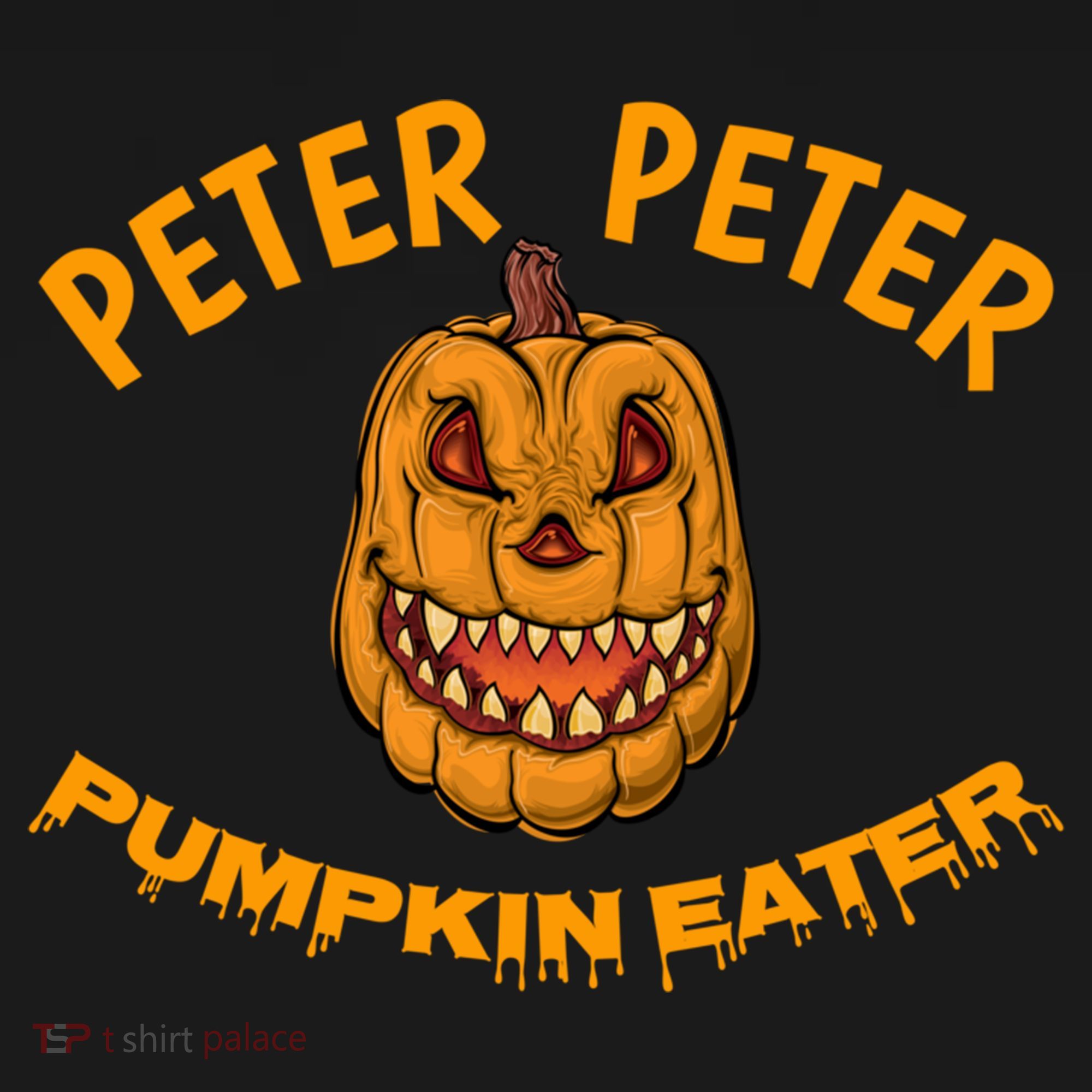 Peter Peter Pumpkin Eater Creepy Halloween Costume Great Gift USA-Made Doggie Bandana