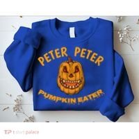 Peter Peter Pumpkin Eater Creepy Halloween Costume Great Gift Sweatshirt thumb 2