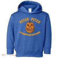 Peter Peter Pumpkin Eater Creepy Halloween Costume Great Gift Toddler Hoodie thumb 0