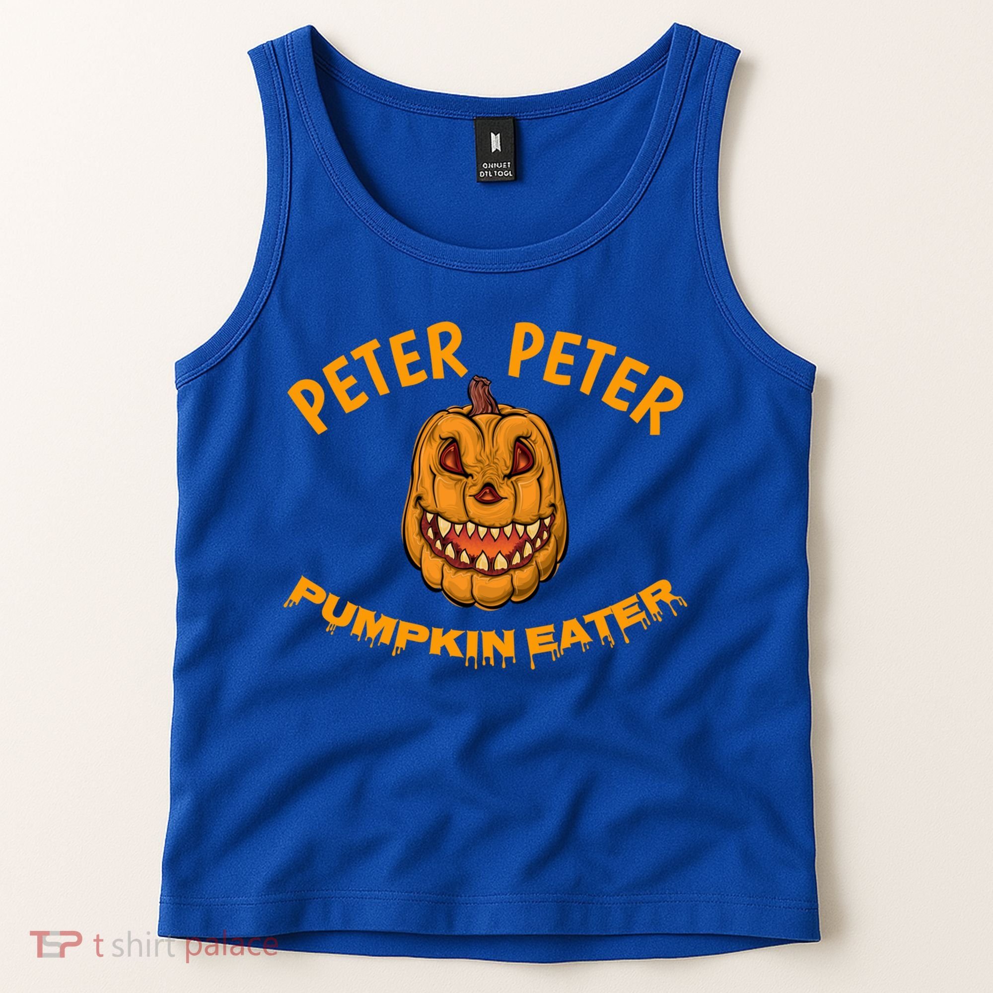 Peter Peter Pumpkin Eater Creepy Halloween Costume Great Gift Tank Top