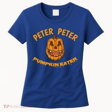 Peter Peter Pumpkin Eater Creepy Halloween Costume Great Gift Women's T-Shirt