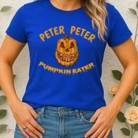 Peter Peter Pumpkin Eater Creepy Halloween Costume Great Gift Women's T-Shirt thumb 2